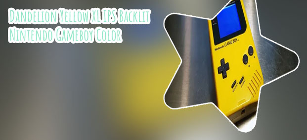 Game boy color yellow