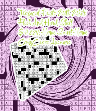 Shell game crossword